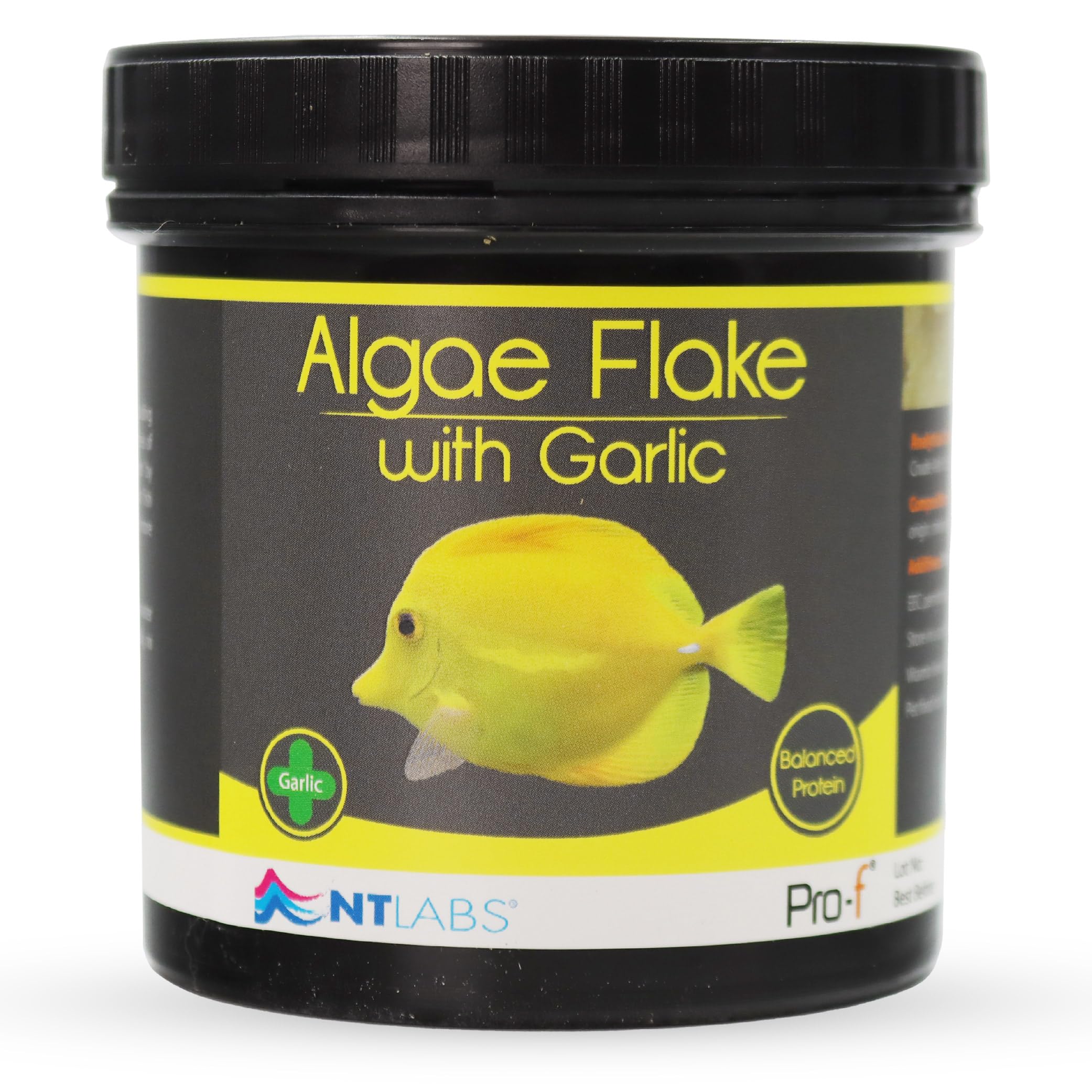 NT Labs Pro-f Algae Flake With Garlic, Marine Fish Food, Flake Feed, Supports Immune System, Contains Garlic (15g)