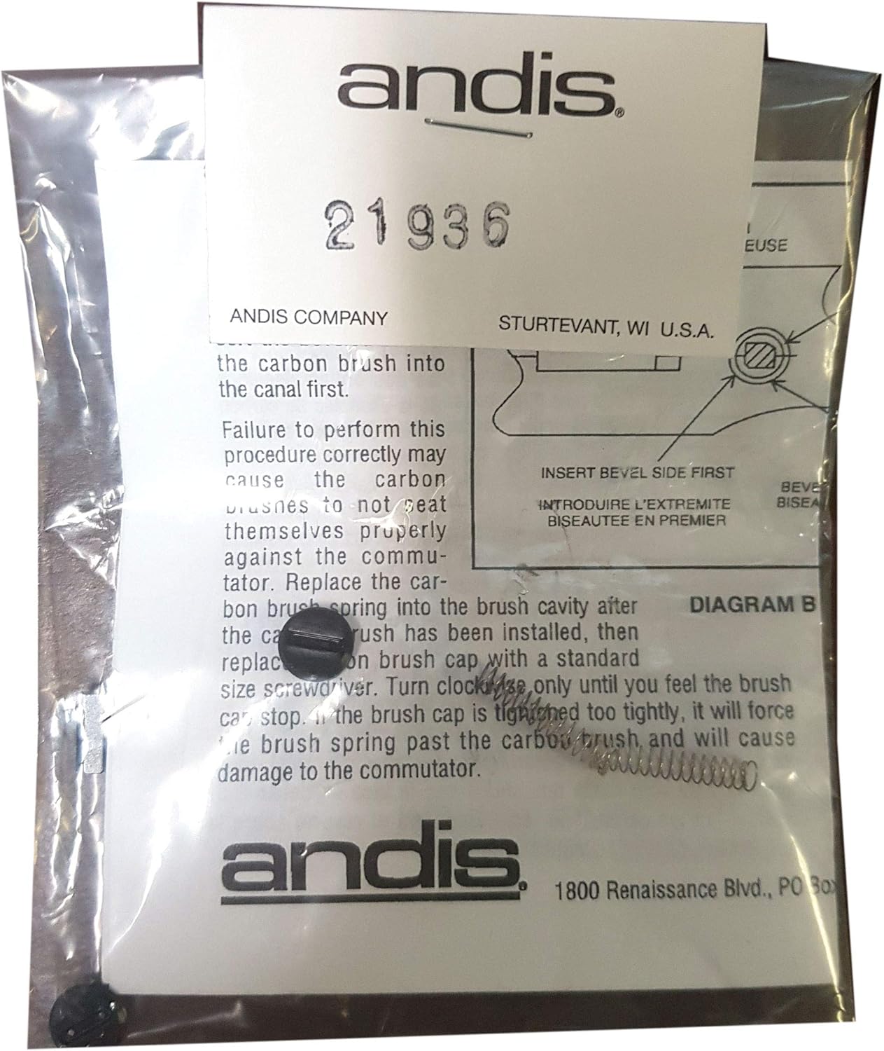 andis clipper brush