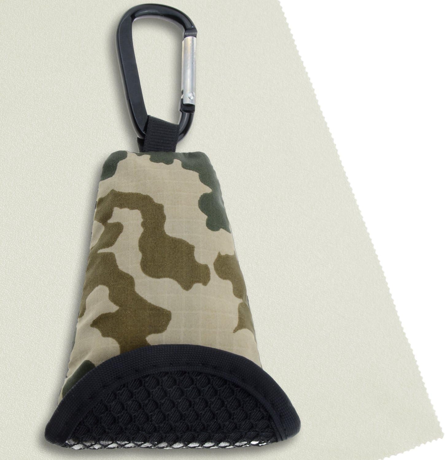 RedTent Outdoor BW Bundeswehr Camo Buddy Towel Microfibre Cloth Super Absorbent Quick Drying Compact & Case – Ultra Lightweight, Anti-Bacterial Mesh Holster & Separator, with carabiner clip