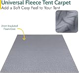 Trail Soft Fleece Tent Carpet 220x200cm Insulated Groundsheet Waterproof Base view 2