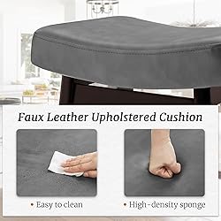 Cozyman Bar Stools Set of 3, Barstools with Sturdy