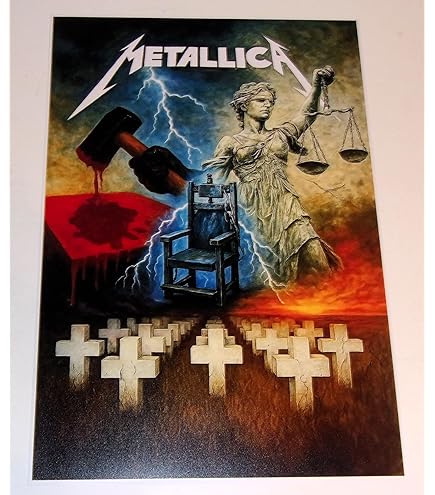 Amazon.com: Metallica Poster Kill Em All Album Cover Official