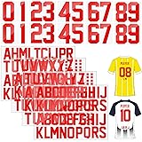 18 Sheets 216 Pieces 8 Inch Iron On Numbers Jersey