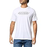KARL LAGERFELD Mens Crewneck Short Sleeve Graphic Design Relaxed Fit T-Shirt