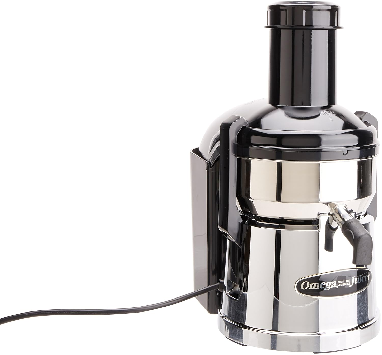 Omega BMJ390 Mega Mouth Pulp Ejection Juicer, Chrome