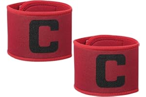 YELARXI Soccer Captain, Soccer Captain Armbands Elastic Adjustable Leader Armband Team Sport Protective Arm