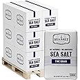 Bulk Kosher Fine Sea Salt for Commercial Use, Food Grade Non-Iodized with No Additives, Pure & Unrefined Kosher Salt, 2500 lb Bag