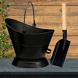 Trendi Heavy Duty Metal Fireside 41cm Large Waterloo Coal Bucket Hod Storage view 9