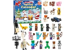 NOFUXO Christmas Advent Calendar 2025-24-Day Countdown Calendar with 29 Exclusive Holiday-Themed Collectible Figures – Advent Calendars Perfect Surprise Christmas Gifts for Boys and Girls