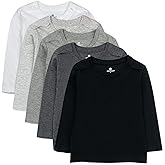 HonestBaby Unisex-Baby Organic Cotton Long Sleeve Tshirts Multipack