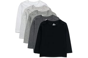 HonestBaby Unisex-Baby Organic Cotton Long Sleeve Tshirts Multipack