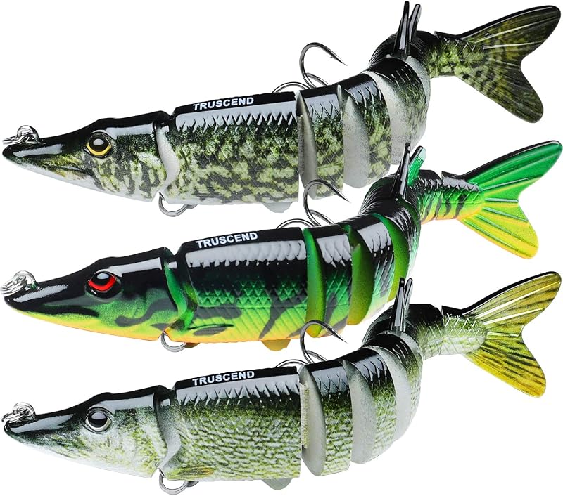 Truscend Swimmax Easy Catch Lure 3 Actions Wiggling Vibrating Rattling