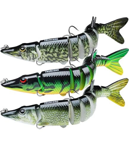 Amazon.com: Creek Chub Jointed Pikie Fishing Lure for Large Bass