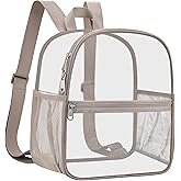 Oraben Clear Backpack for Stadium Events Clear Bag Small Stadium Backpack Waterproof 12x6x12 for Women Men Adult Concert Sports