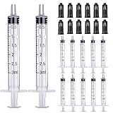 12 Pack - 3ml Plastic Syringes - Separate Sterile
