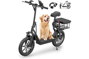 NAVIC Electric Scooter Adults,Max 19/27/49 Miles Ranges,Top Speed 19/22 mph,350/750W Peak Motor, Folding E-Scooter with Dual Braking Dual Suspension