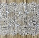 13.5 Inch Wide by 3 Yard Length Eyelash Lace Fabric