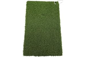 FINGER TEN Golf Mat Turf Winter Rules Fairway Hitting Mats with Clip and Hole for Garden Backyard Indoor Outdoor Lightweight 