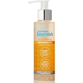 Bye Bye Blemish Vitamin C Exfoliating Gel, Face Brightening Scrub, 4oz | Gentle Exfoliator Utilizes Glycolic Acid Plus Papaya &amp; Lemon Enzymes as Dead Skin Remover for All Skin Types