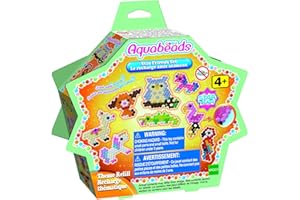 Aquabeads Arts & Crafts Star Friends Theme Bead Refill with Over 600 Beads and Templates, Multicolored