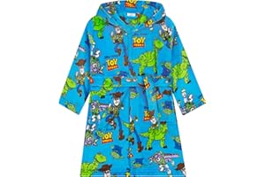 Disney Toy Story Boys Bathrobe, Woody And Buzz Lightyear Boys Robe, Toy Story Fleece Kids Bathrobe