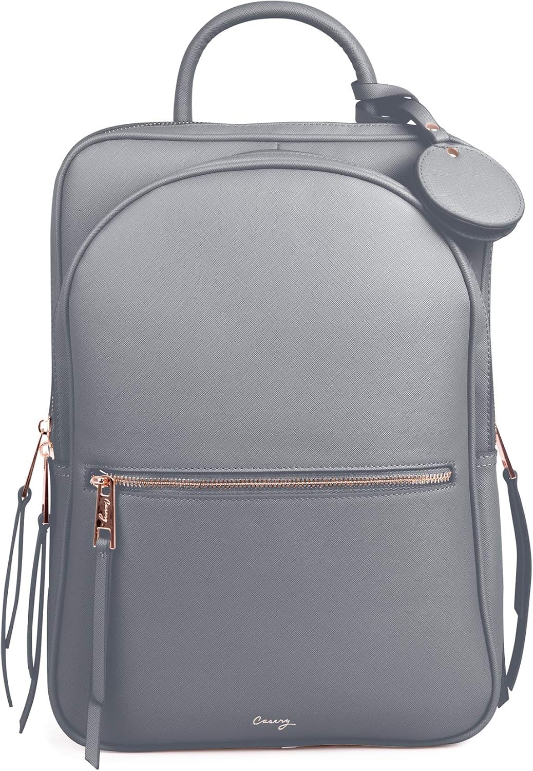 leather backpack with luggage sleeve