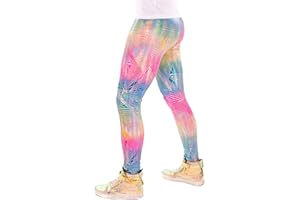 Revolver Fashion / Funstigators Festival Clothing: Men's Holographic Disco Meggings - Made in USA