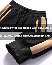 GXAMOY Men's 2 Pieces Tracksuits Running Sports
