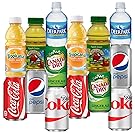 Diet Coke, Coke, Diet Pepsi, Ginger Ale, Bottled Water, Apple Juice, Tropicana Orange Drinks Refrigerator Restock Kit (Pack of 14)