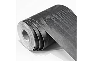 WADILE 32.8ft Black Wood Grain Wallpaper Border Mirror Frame Removable Waterproof, Peel and Stick Wall Paper Border Decor Self Adhesive, Kitchen Bathroom Sticker