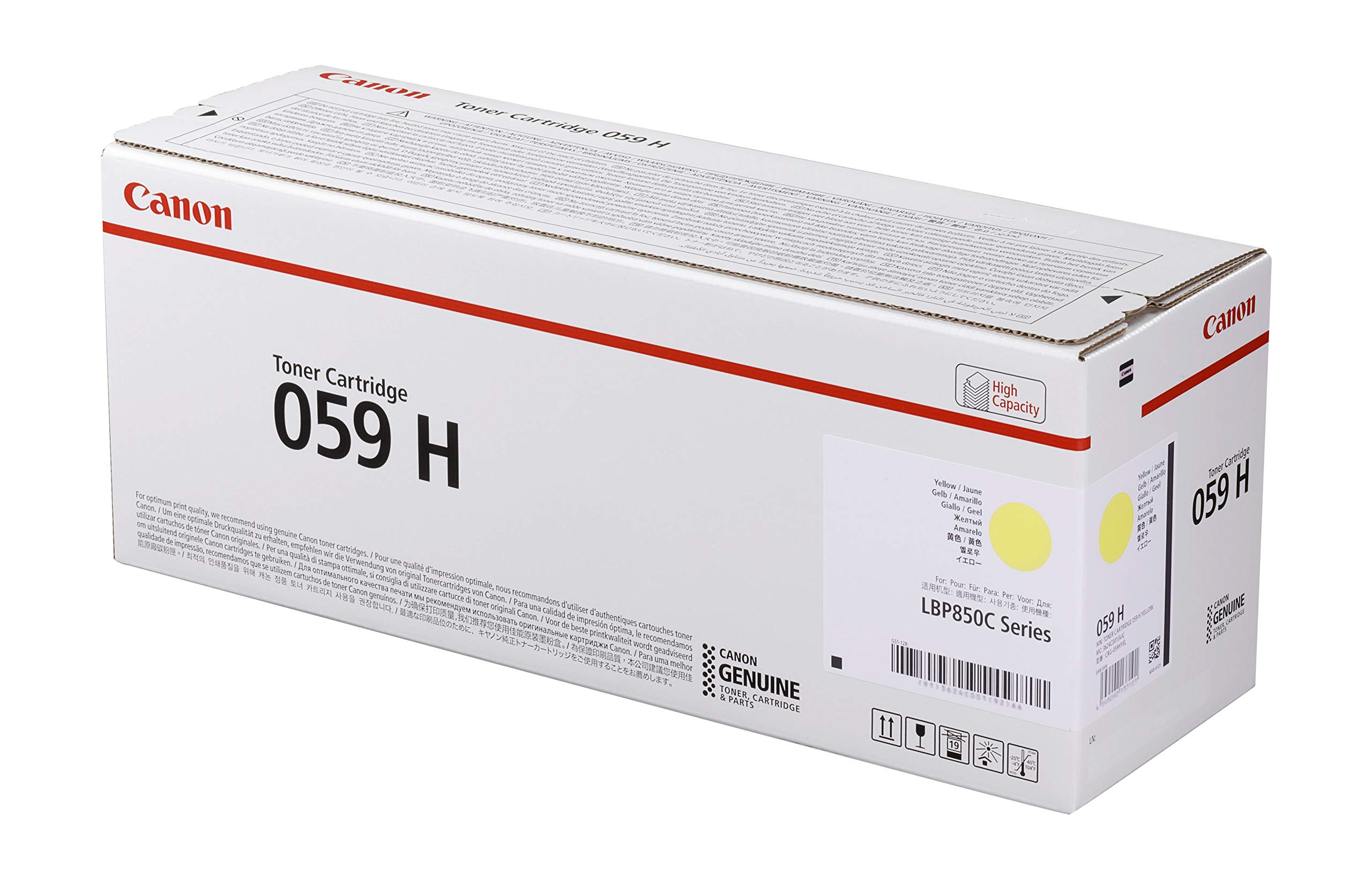 Canon Toner Cartridge 059H Y - Yellow - high Yield