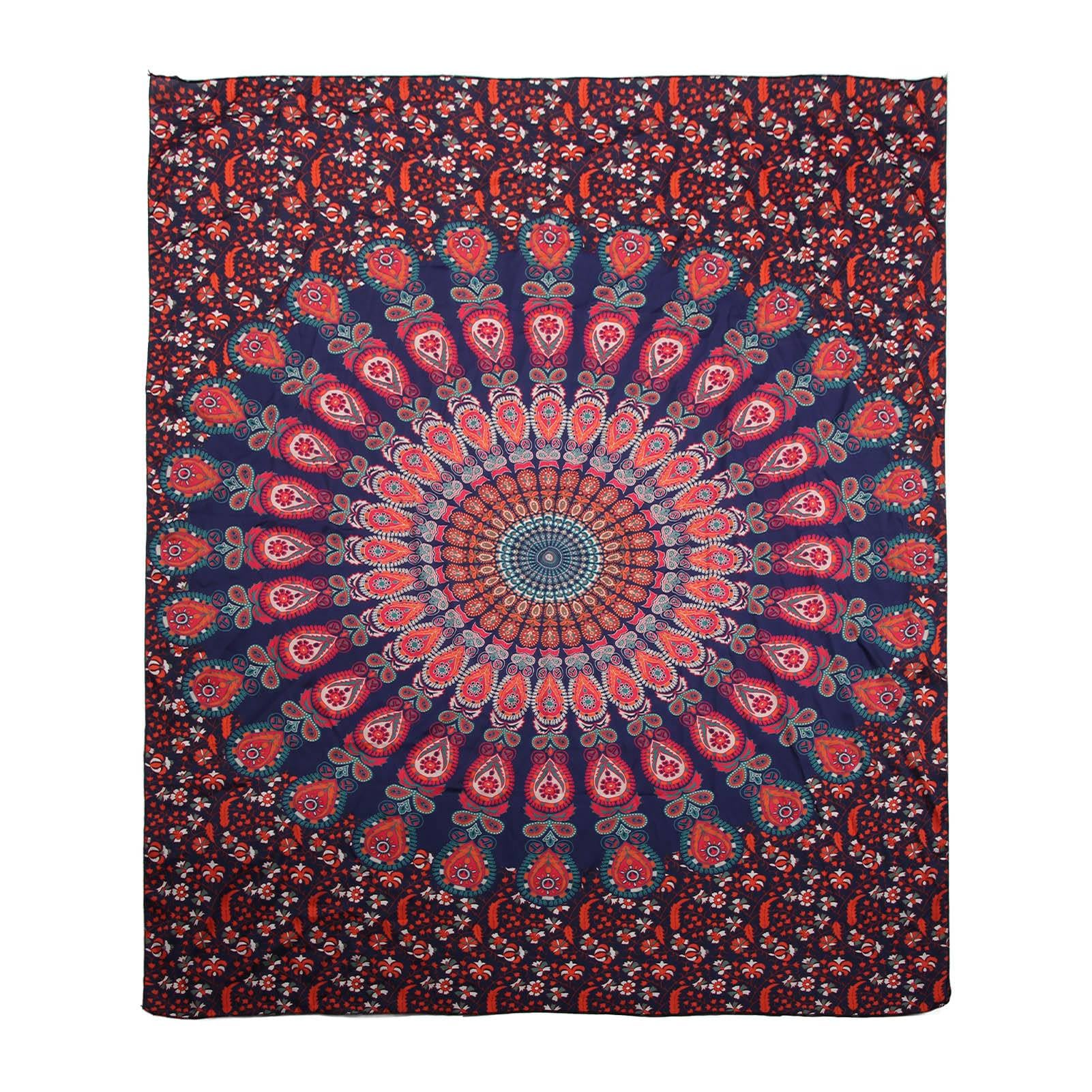 TOPINCN Wall Tapestry Large Bohemian Indian Mandala Wall Hanging Bedding Tapestry Wall Hanging Decor Picnic Bedsheet Wall Art(#3)