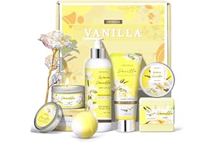 LUCOTIYA Birthday Gifts for Women, Mothers Day Relaxing Spa Gift Baskets, Self Care Gifts for Women, Mom, Her, Friends, Sister, Wife, Girlfriend, Coworker, Nurse, Bath and Body Gift Set