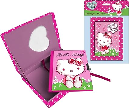 Astro Hello Kitty - Caja regalo con diario: Amazon.es: Oficina y papelería