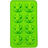 The Dreidel Company Frozen Frogs Silicone Mold, Candy Chocolate Frog Molds for Birthday, party, cake Decoration Passover Bake