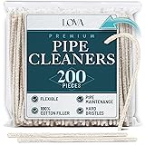 (200) Lova Pipe Cleaners Bulk (Hard Bristle) Easily