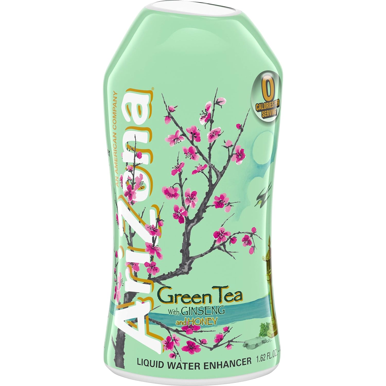AriZona Green Tea Liquid Drink Mix, 1.62 fl. oz. Bottle (Pack of 12) Grocery