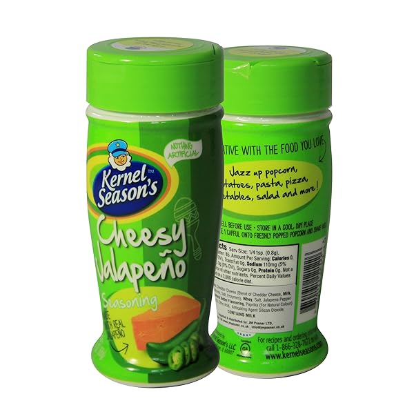 KERNEL SEASON’S JALAPENO POPCORN SEASONING, 2.4 OUNCE