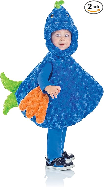 Amazon Co Jp Sサイズ 大きな口の青い魚 着ぐるみ コスチューム 子供用 ぬいぐるみ風 動物 魚 サカナ さかな ハロウィン コスプレ コスチューム 衣装 服 ファッション小物