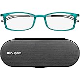 Always With You ThinOptics Reading Glasses - Ultra Thin and Lightweight Readers with Case - Special Edition Colors