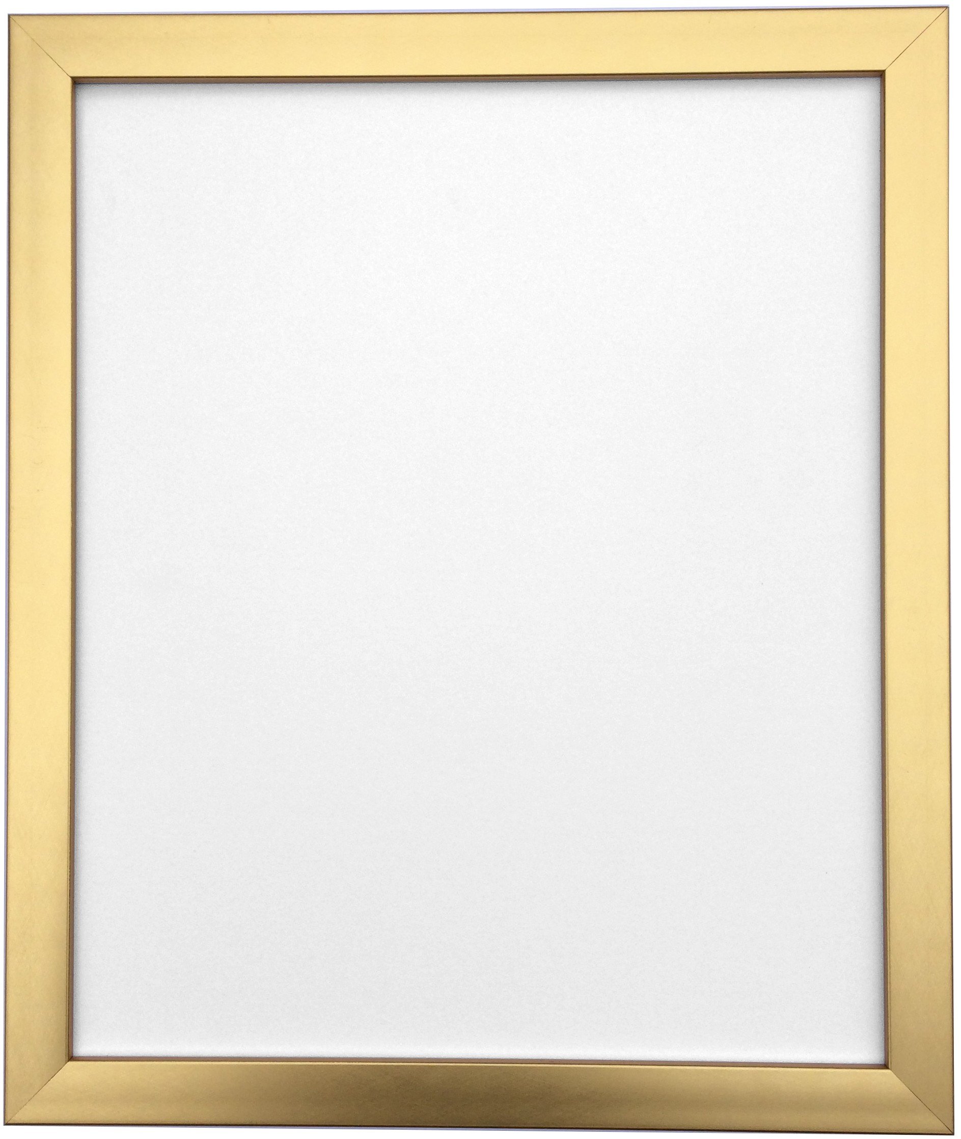 FRAMES BY POST 0.75 Inch Gold Picture Photo Frame 20 x 10 Inch Plastic Glass