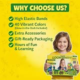 Loomartic 6000+ Elastic Rubber Loom Bands Kit Multicolor with Beads & Tools view 9