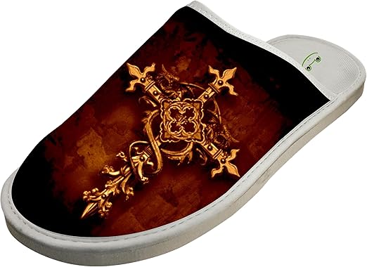 Amazon.com: Jesus Christ Cross Casual Printing Cotton Slippers/Flat Shoes/Indoor Slippers 12 D(M 