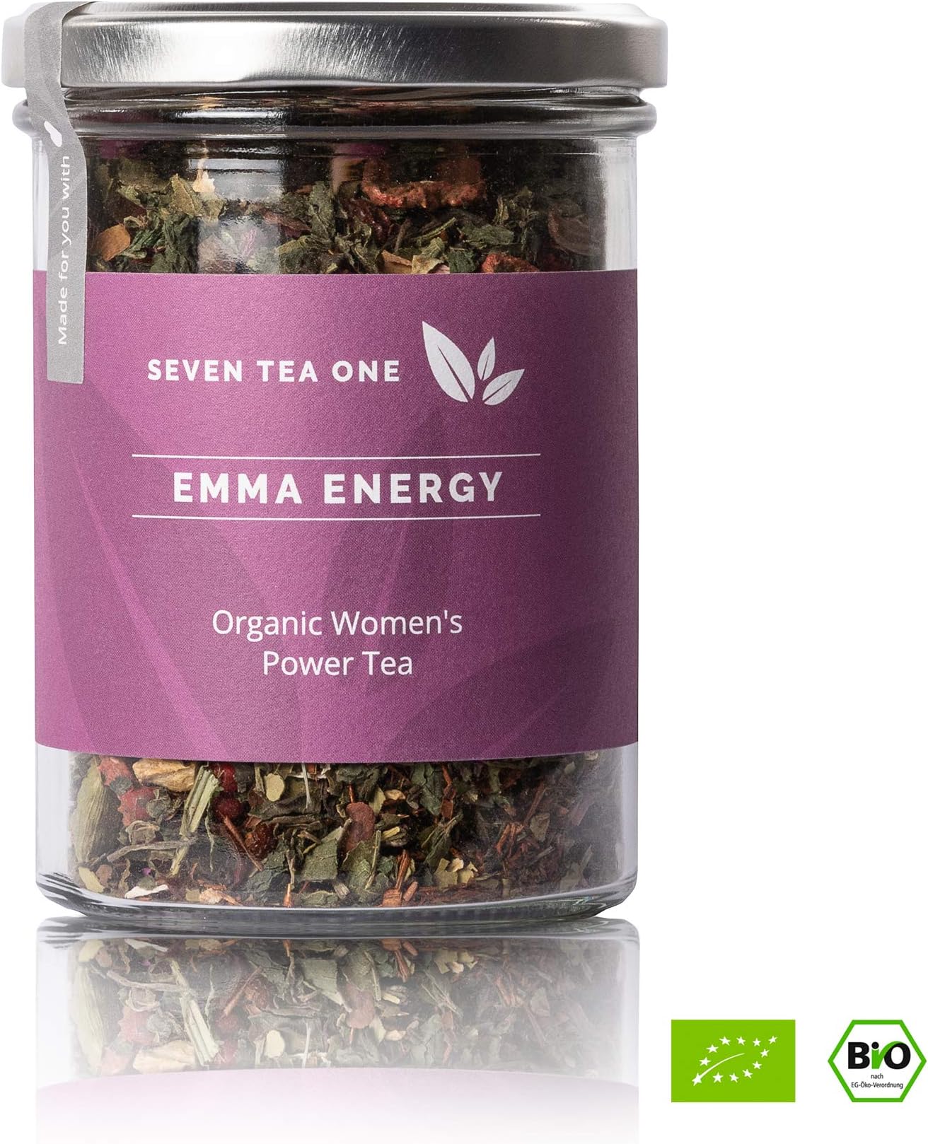 Emma Energy Women Power Tea – ayurvedic Herbal Tea Mixture – Body, Mind and Soul in Balance – biologically-Certified – 110g