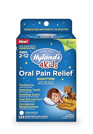 hyland's nighttime teething tablets