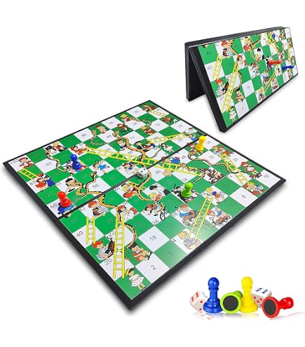 Snakes And Ladders Family Board Game 2,3,4 Player Game