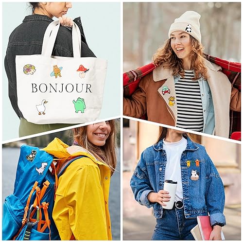 Japior 20/30/60/100 Mixed Enamel Pins for Backpacks,Pins for