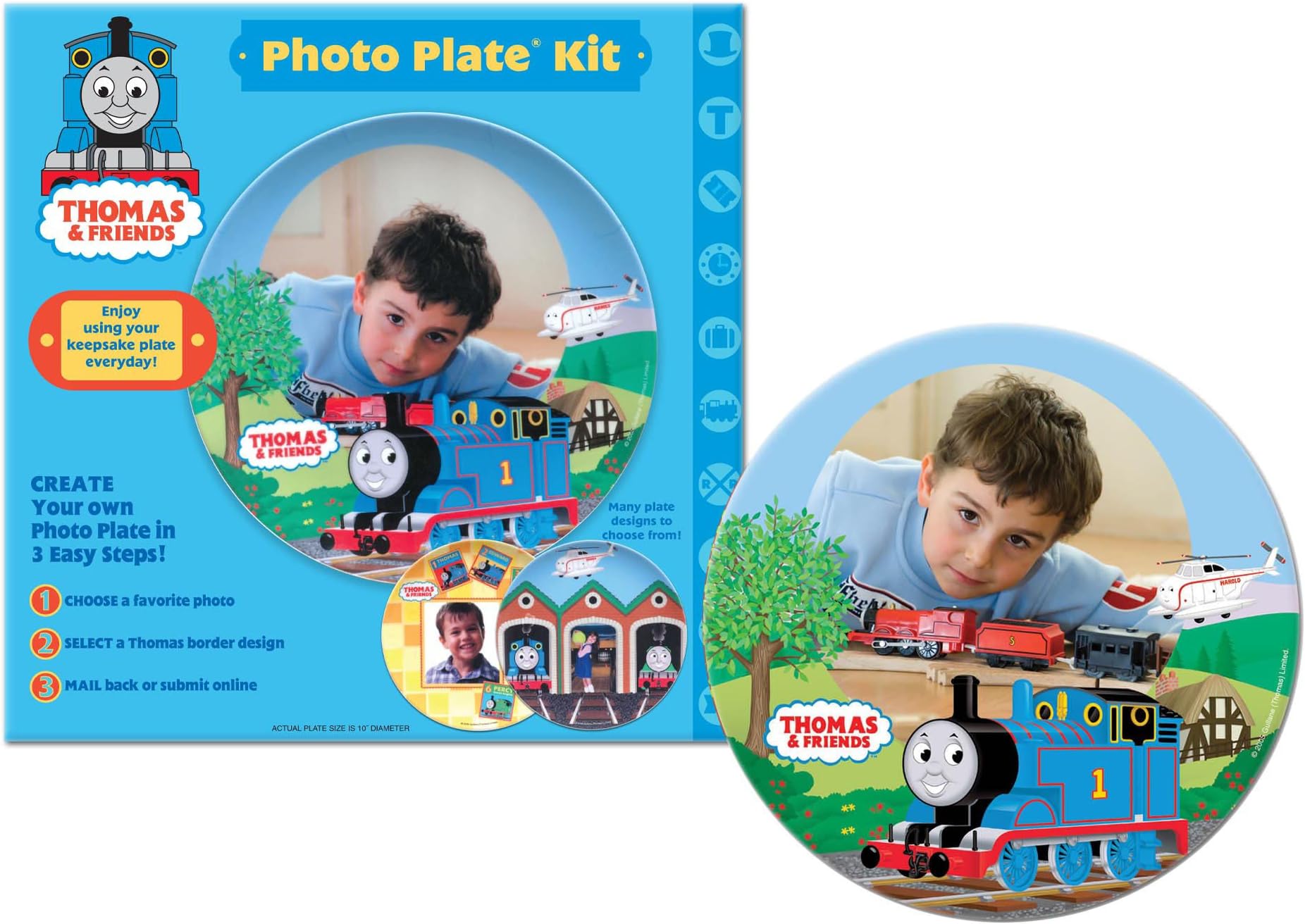 HIT Thomas the Tank Engine Personalized Train Photo Plate Kit