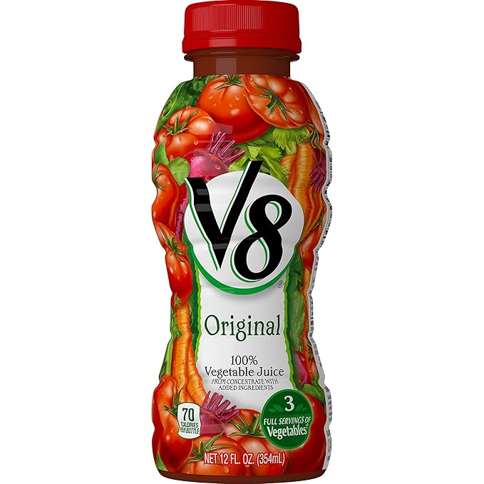 V8 Original 100 Vegetable Juice, 12 oz. Bottle Grocery & Gourmet Food