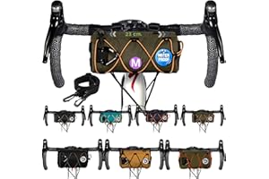 ULAC NEO PORTER COURSIER GT Bicycle Handlebar Bag, Waterproof Bike Front Bag for Road Bike, Mountain Bike, Cycling Travel (Moss, 1.7L)